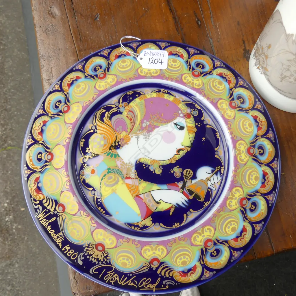 ROSENTHAL CHRISTMAS PLATE 290MM DIA Image 1++