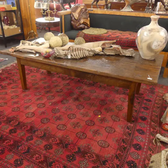 ANTIQUE COUNTRY LGE OAK/ELM COFFEE TABLE