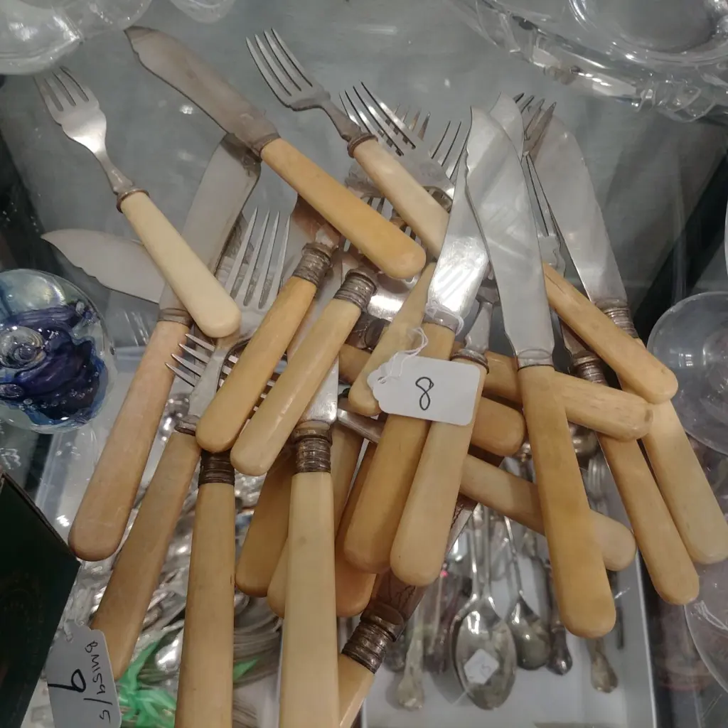 IVORINE HANDLE CUTLERY Image 1++