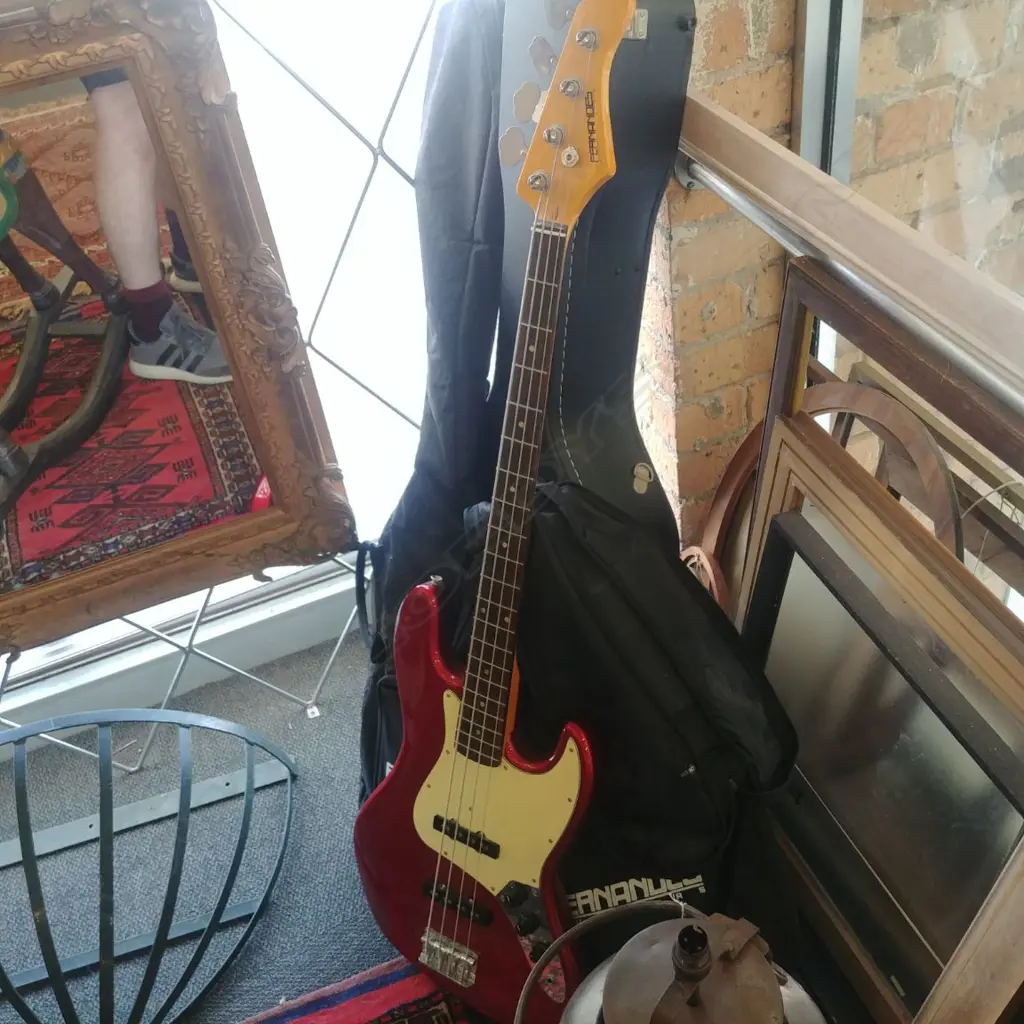 FERNANDES BASS GUITAR IN SOFT CASE Image 1++