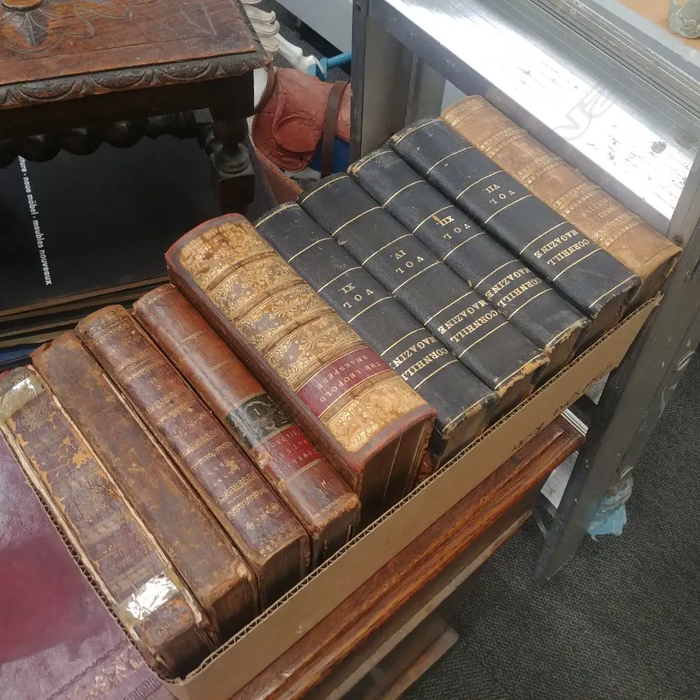BOX 'DECORATIVE' 19TH CENTURY BOOKS  Image 1++
