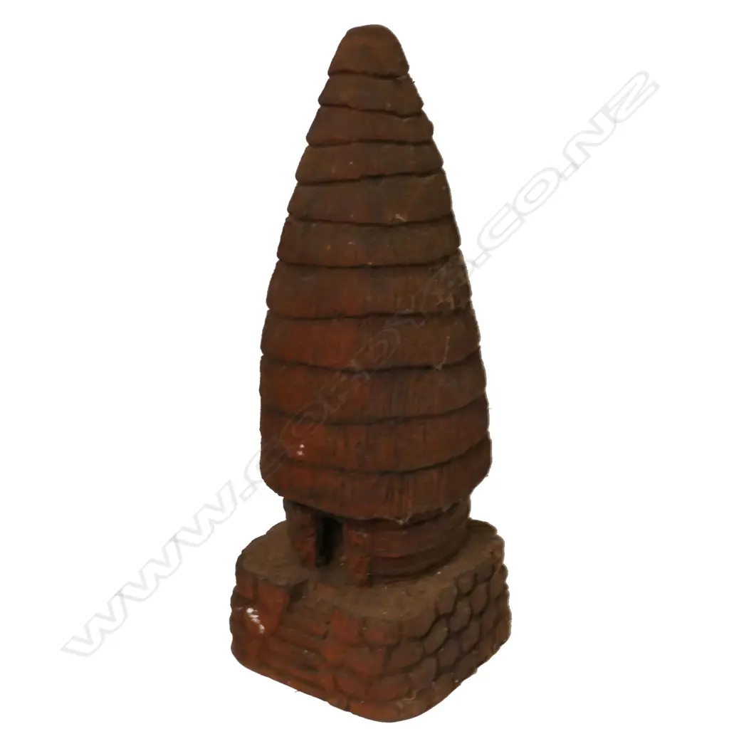 A carved wood model Image 1++