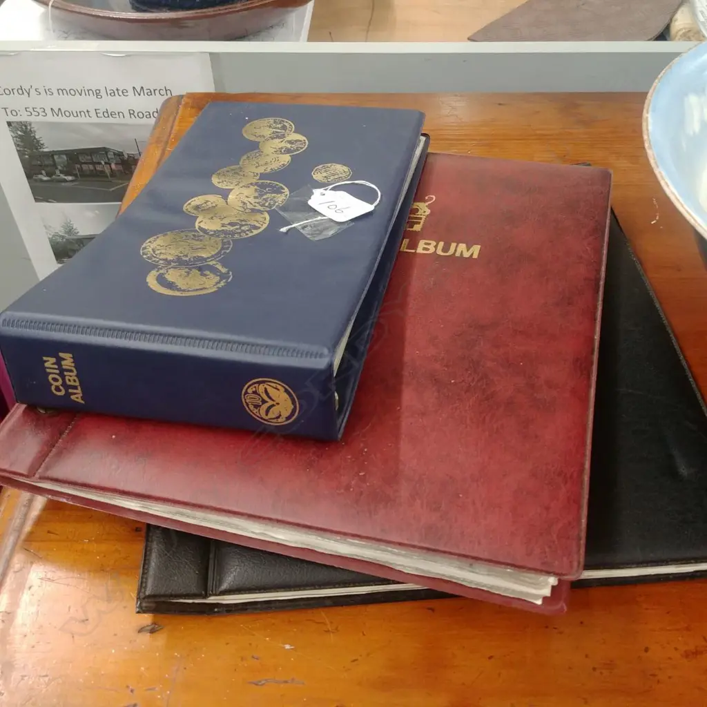 3 WORLD COIN AILBUMS Image 1++