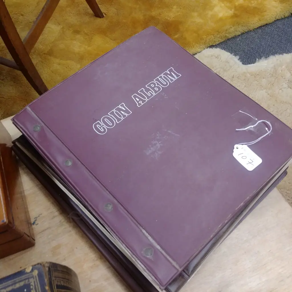 3 WORLD COIN ALBUMS Image 1++