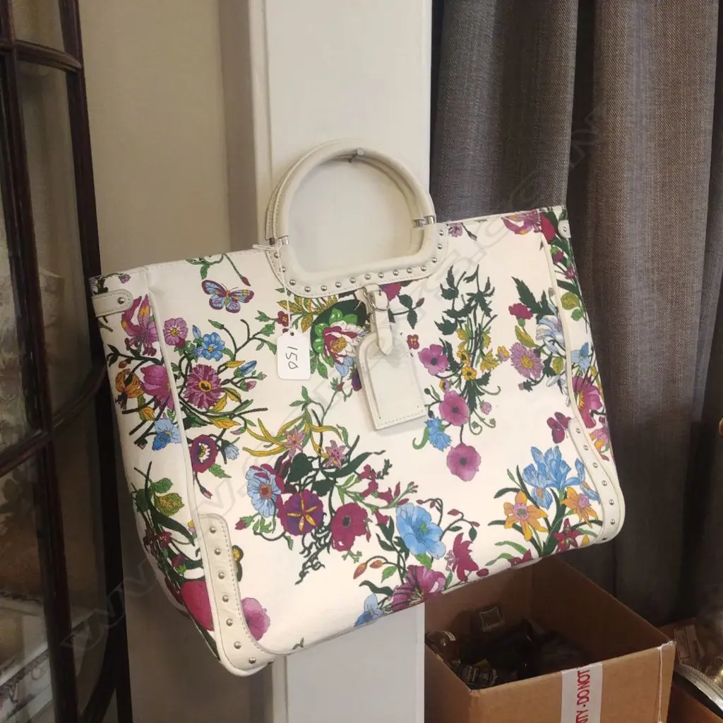 FLORAL SAZABY HANDBAG Image 1++