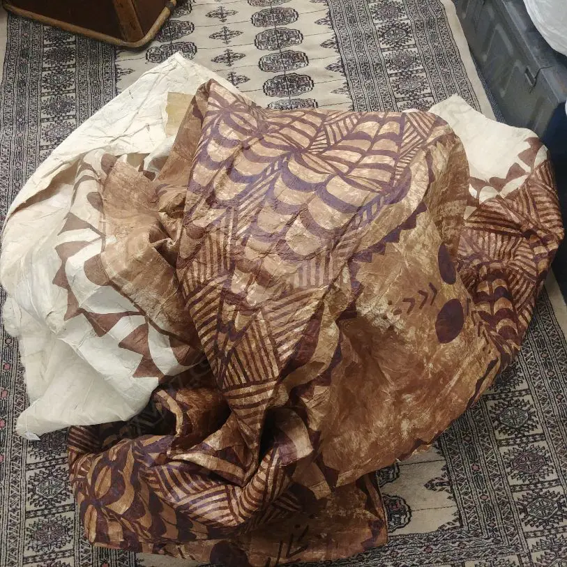 LARGE PACIFIC ISLAND TAPA CLOTH Image 1++