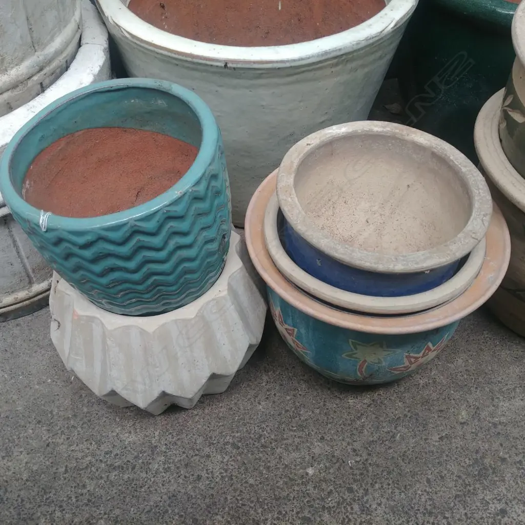 COL. 5 ASSRT. SMALL PLANT POTS  Image 1++