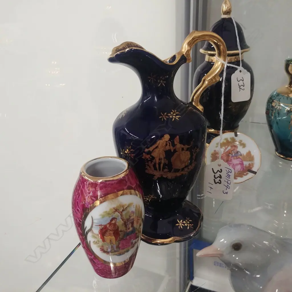 LIMOGES SML VASE & JUG Image 1++