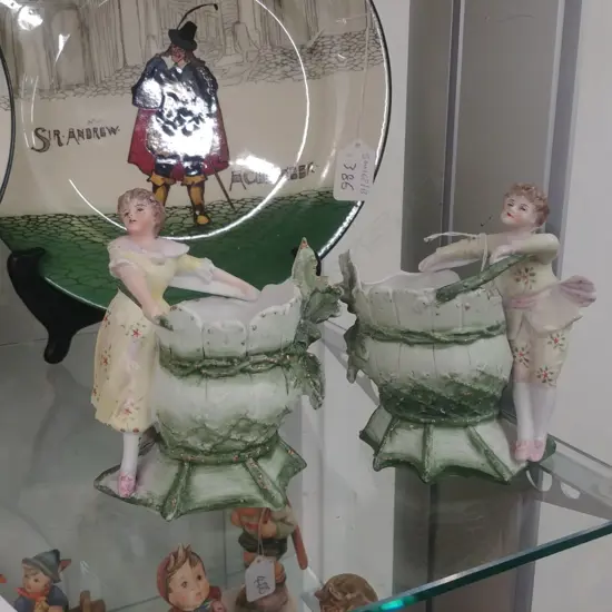 PR CHINA FIGURE VASES