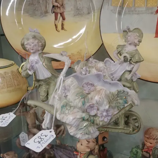 PR CHINA FIGURE VASES