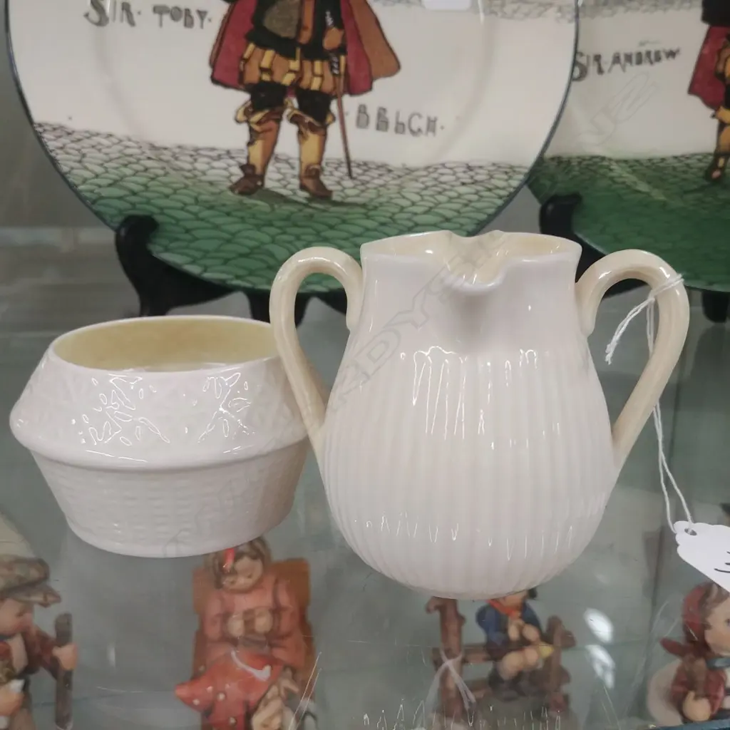 BELLEEK SUGAR AND CREAM Image 1++