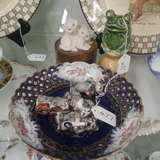 BESWICK CATS, J/BOX, DISH, NZ FUNNEL,CAPODIMONTE J BOX