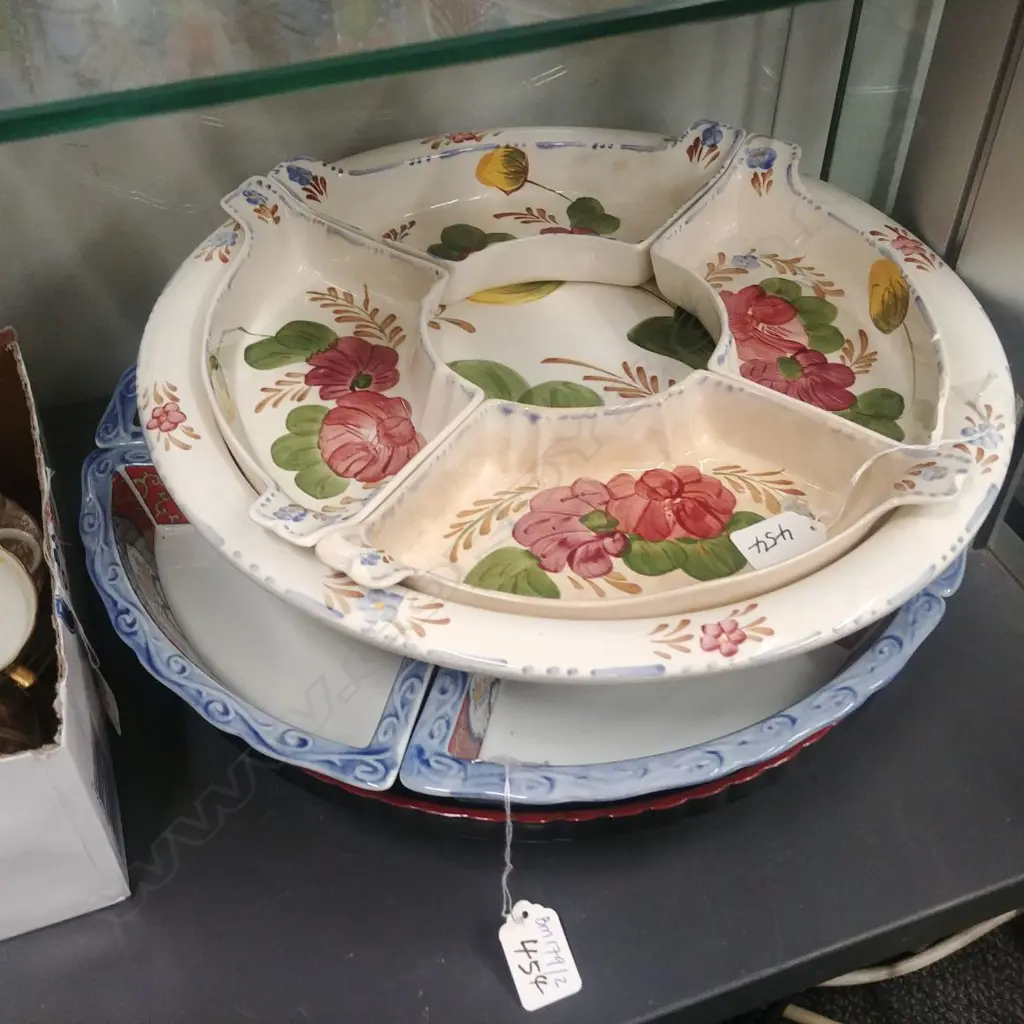 IMARI PATTERN & BELLE FIORE HORSD'V & LAZY SUSAN Image 1++