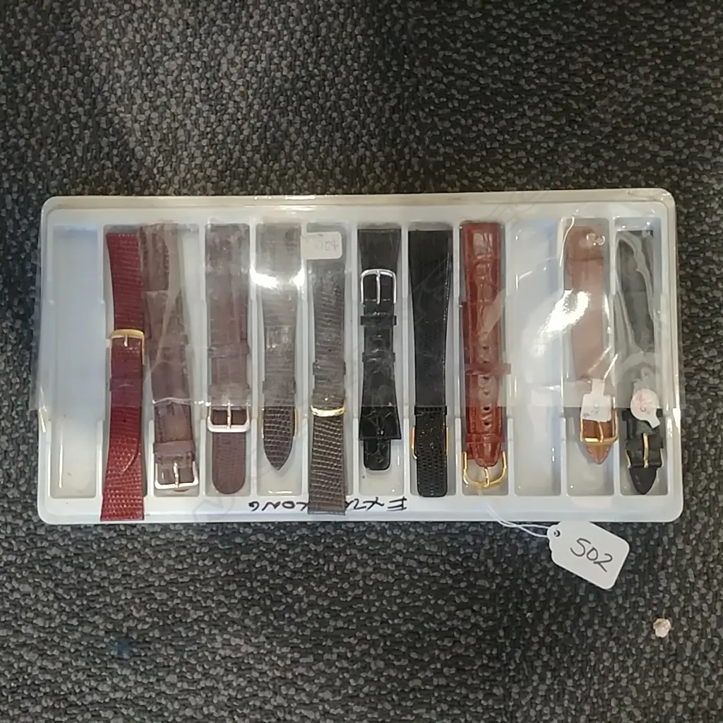 10 LEATHER WATCH STRAPS Image 1++