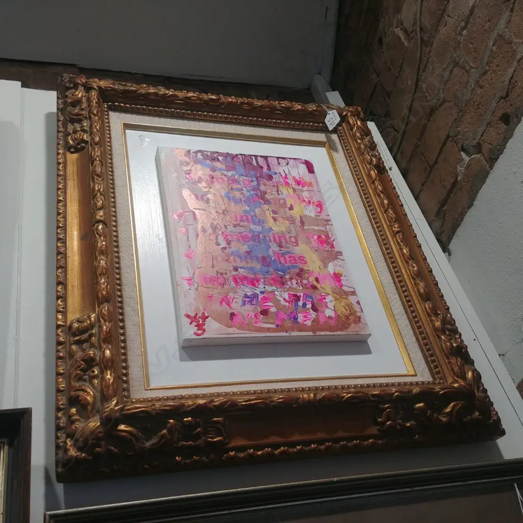 CONTEMPORARY PAINTING 'NOTHING HAS NO MEANING' Image 1++