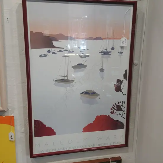 MALCOLM WARR BAY OF ISLANDS MARITIME PARK POSTER