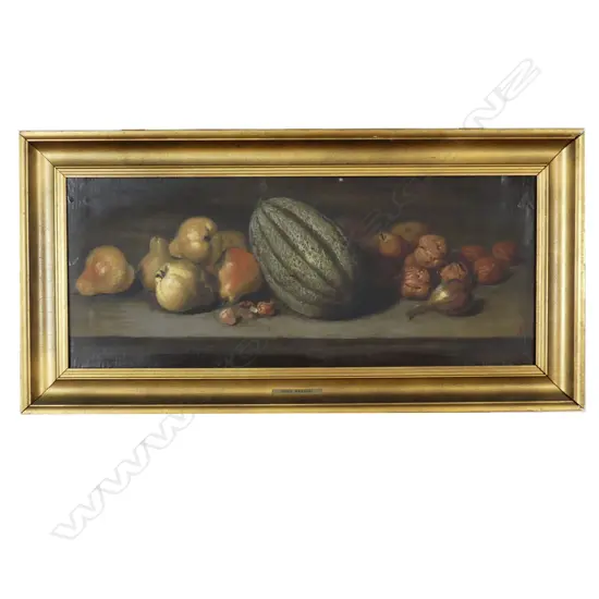 Signed Continental 18thC still life