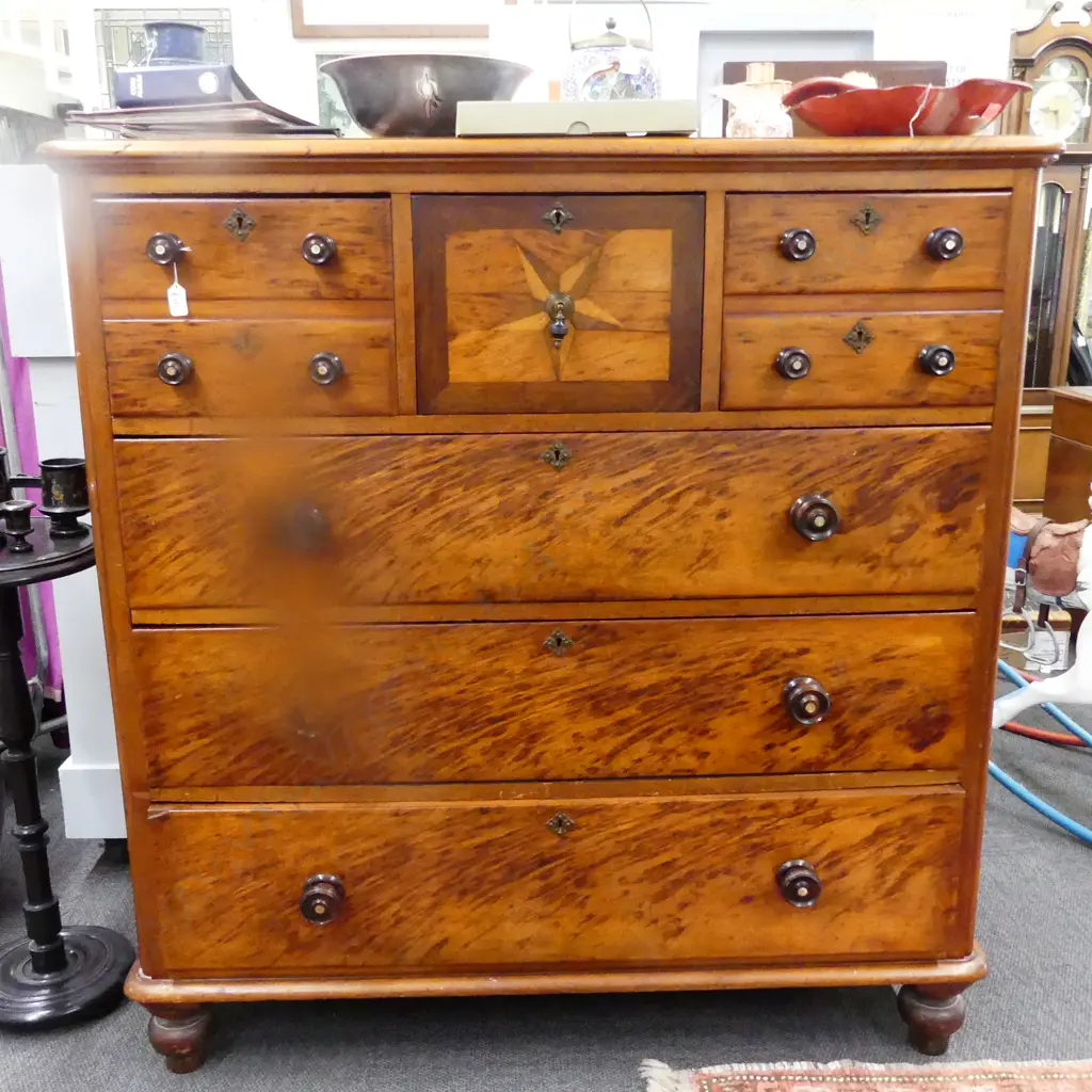 MOTTLED KAURI SCOTCH CHEST Image 1++