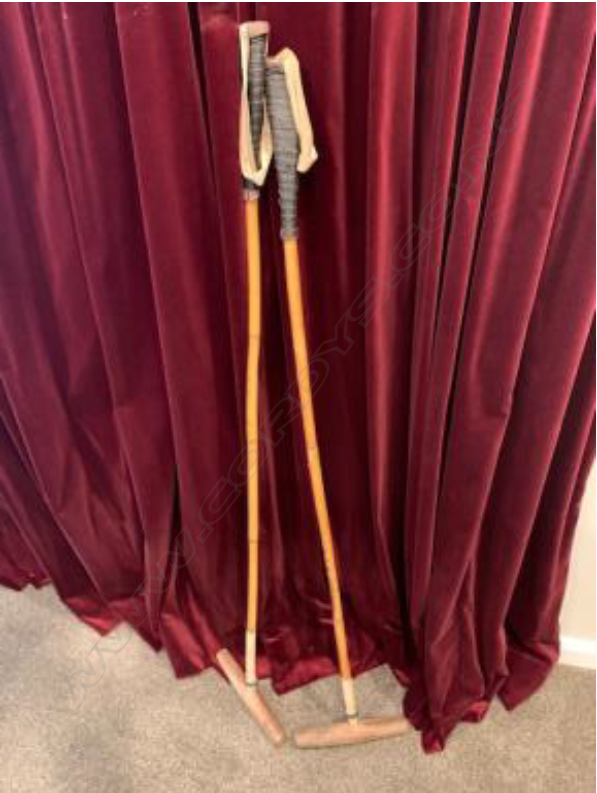 PR OF VINTAGE POLO MALLETS Image 1++
