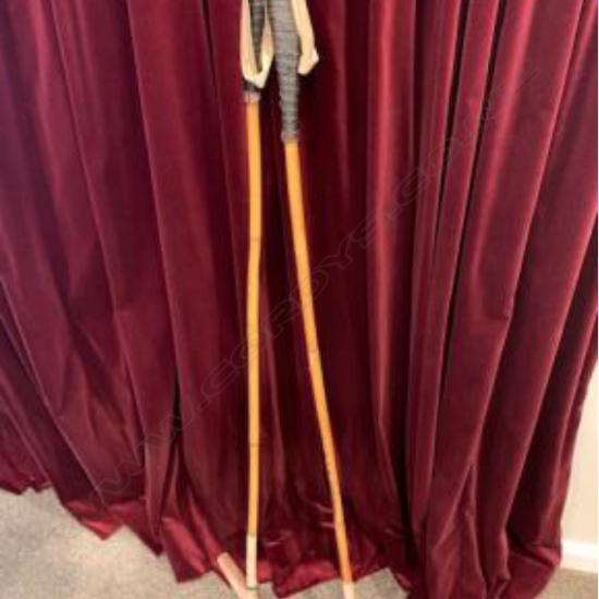 PR OF VINTAGE POLO MALLETS