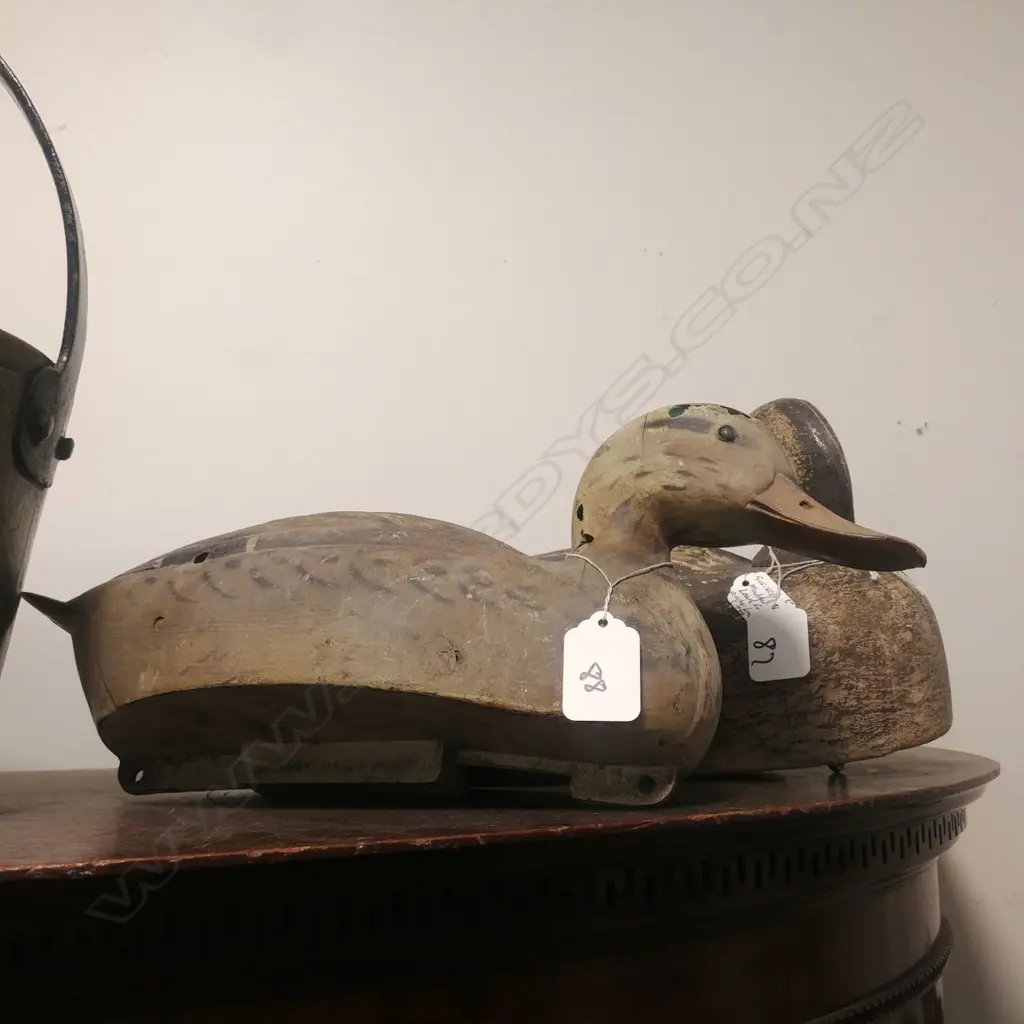 OLD HOLLOW HUNTING DECOY, SOME SHOT DAMAGE Image 1++