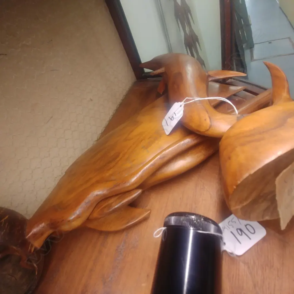 THREE CARVED PCS - PNG FIGURE ETC Image 1++