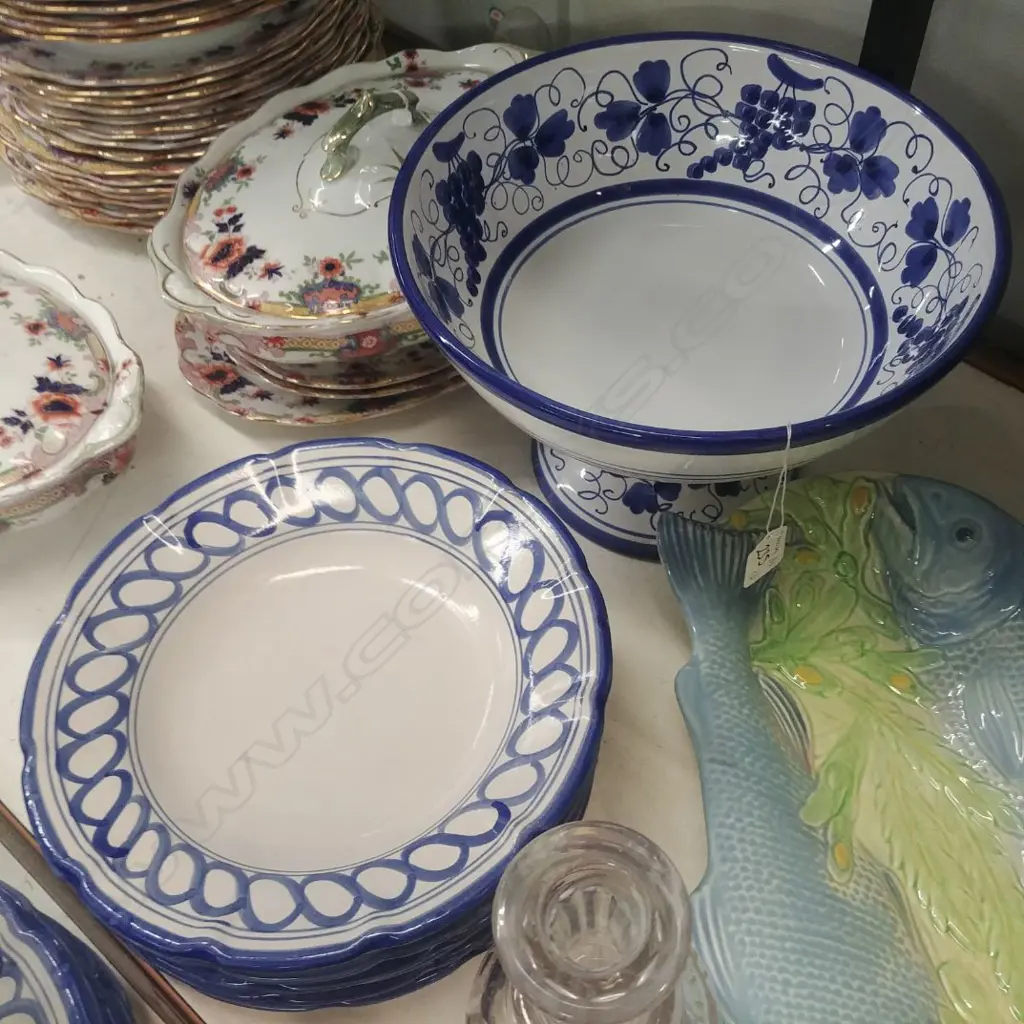 CORSO DE FIORI BOWL+ITALIAN PLATES Image 1++