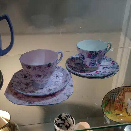 2 C.S.P SHELLEY/ TUSCAN SET