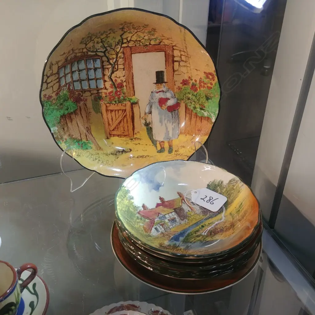 5 R/D DISHES SAUCER GAFFERS DISH Image 1++