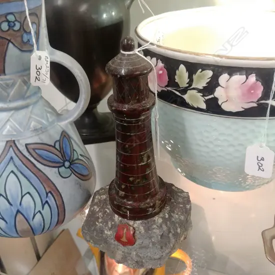 CORNWALL LIGHTHOUSE ON ROCK