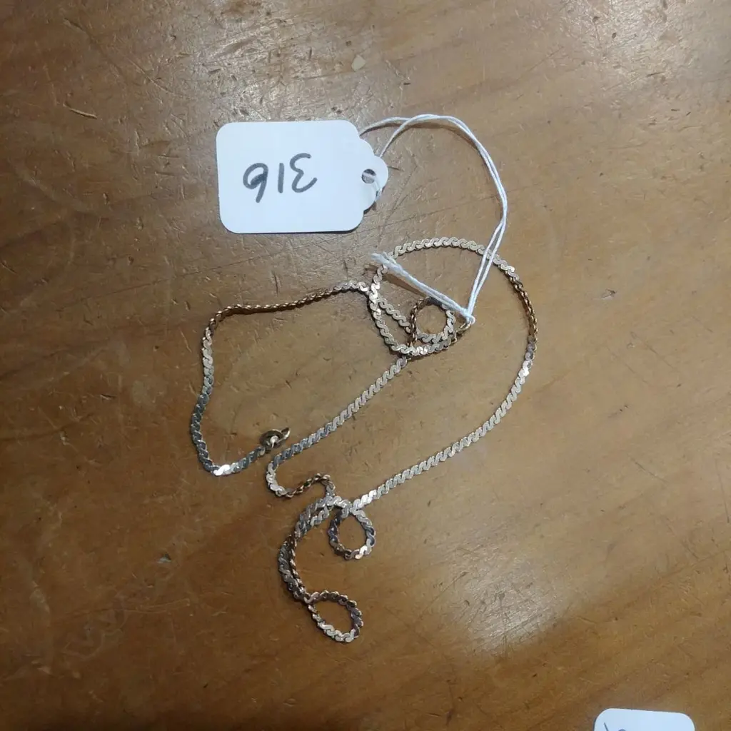 18ct GOLD FINE CHAIN 5.36gm Image 1++