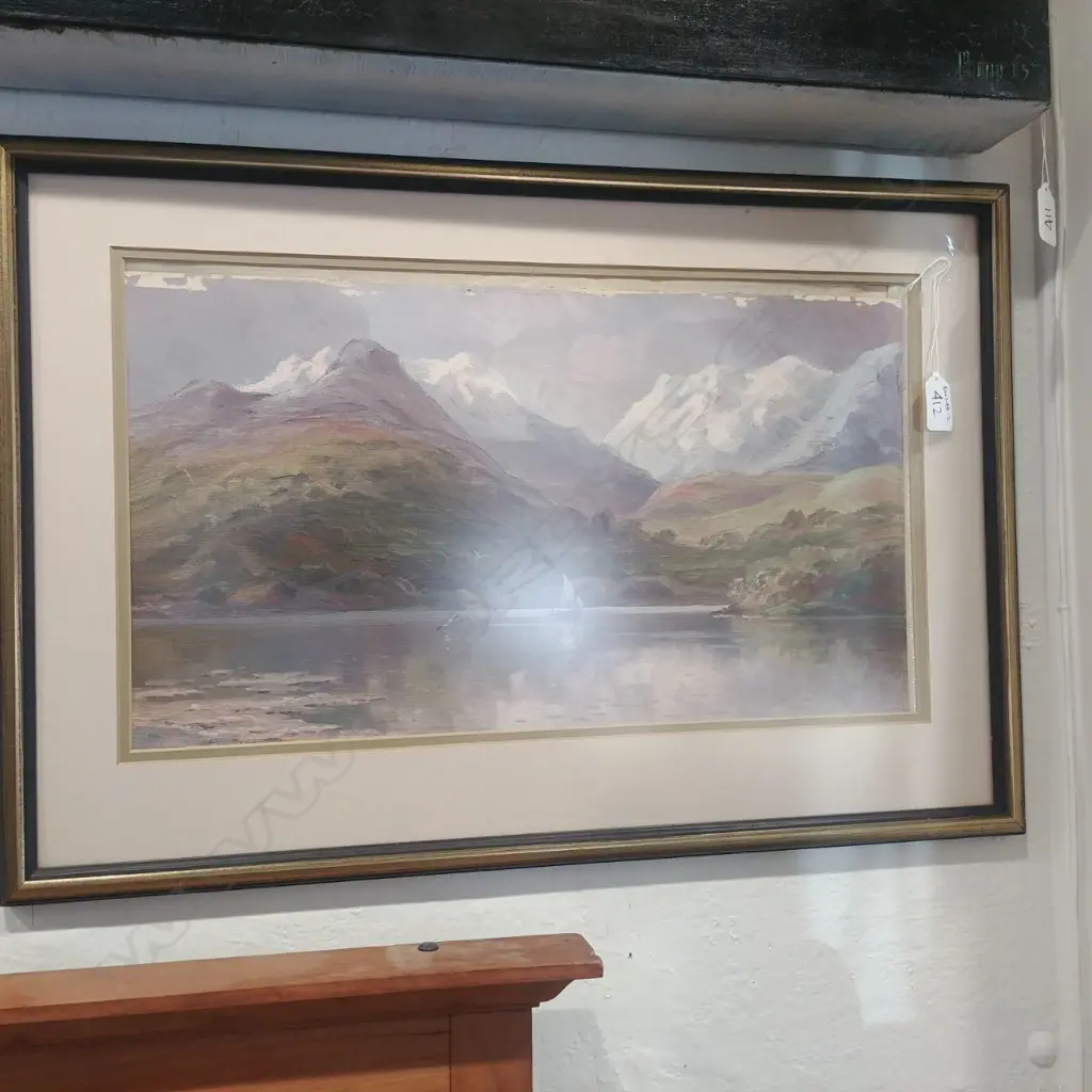 WILLIAM ALLEN BOLLARD - S/I LAKE SCENE Image 1++