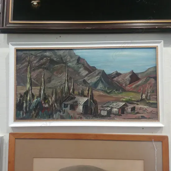 OIL LANDSCAPE SGND D. BUCHANAN