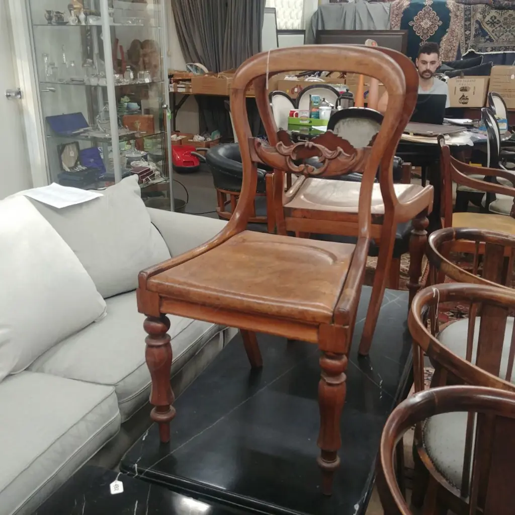 PR MAHOGANY BALLOON BACK CHAIRS  Image 1++