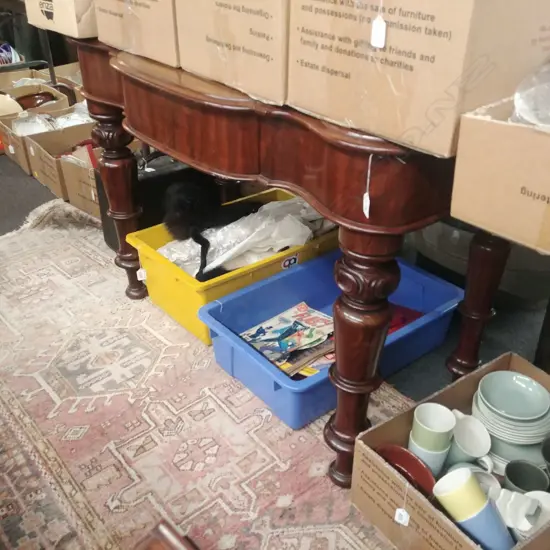 VICT. MAHOG. SIDE TABLE 1 DRW