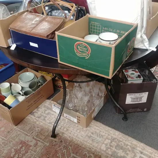 CIRCULAR IRON OCCASIONAL TABLE