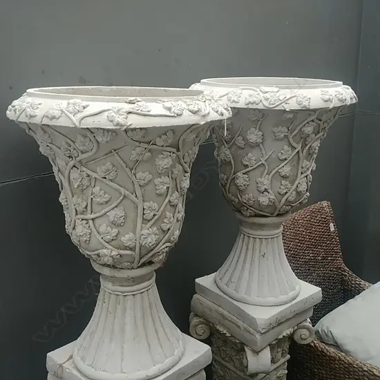 TWO COMPOSITE URNS
