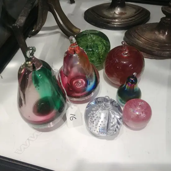 COLLECTION ART GLASS FRUITS