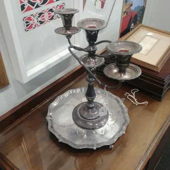 EP TRAY & CANDELABRA 