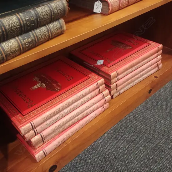 10 VOLUMES PICTURESQUE EUROPE 