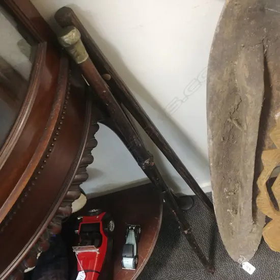 2 VINTAGE WALKING STICKS