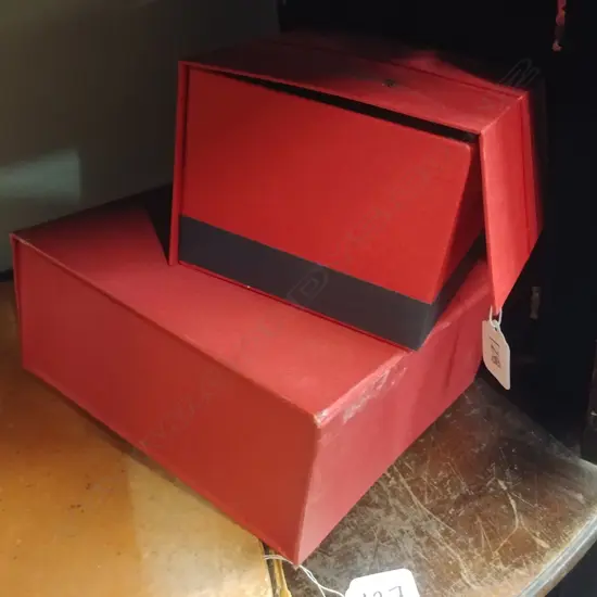 CHINESE PORCELAIN TEA/WINE CUPS IN ORIG BOXES