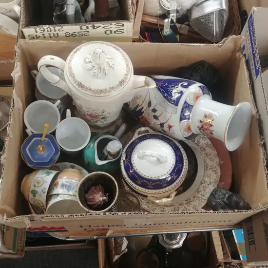 BOX ASSORTED CHINA