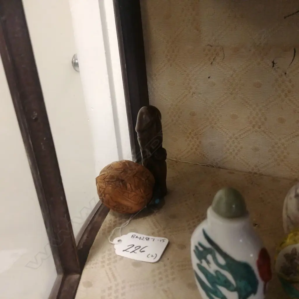 2 CARVED PCS SCENT BOTTLE + OTHER Image 1++