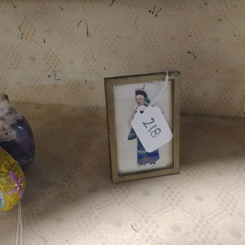 19THC CHINESE MINI W/C ON PITH PAPER Image 1++