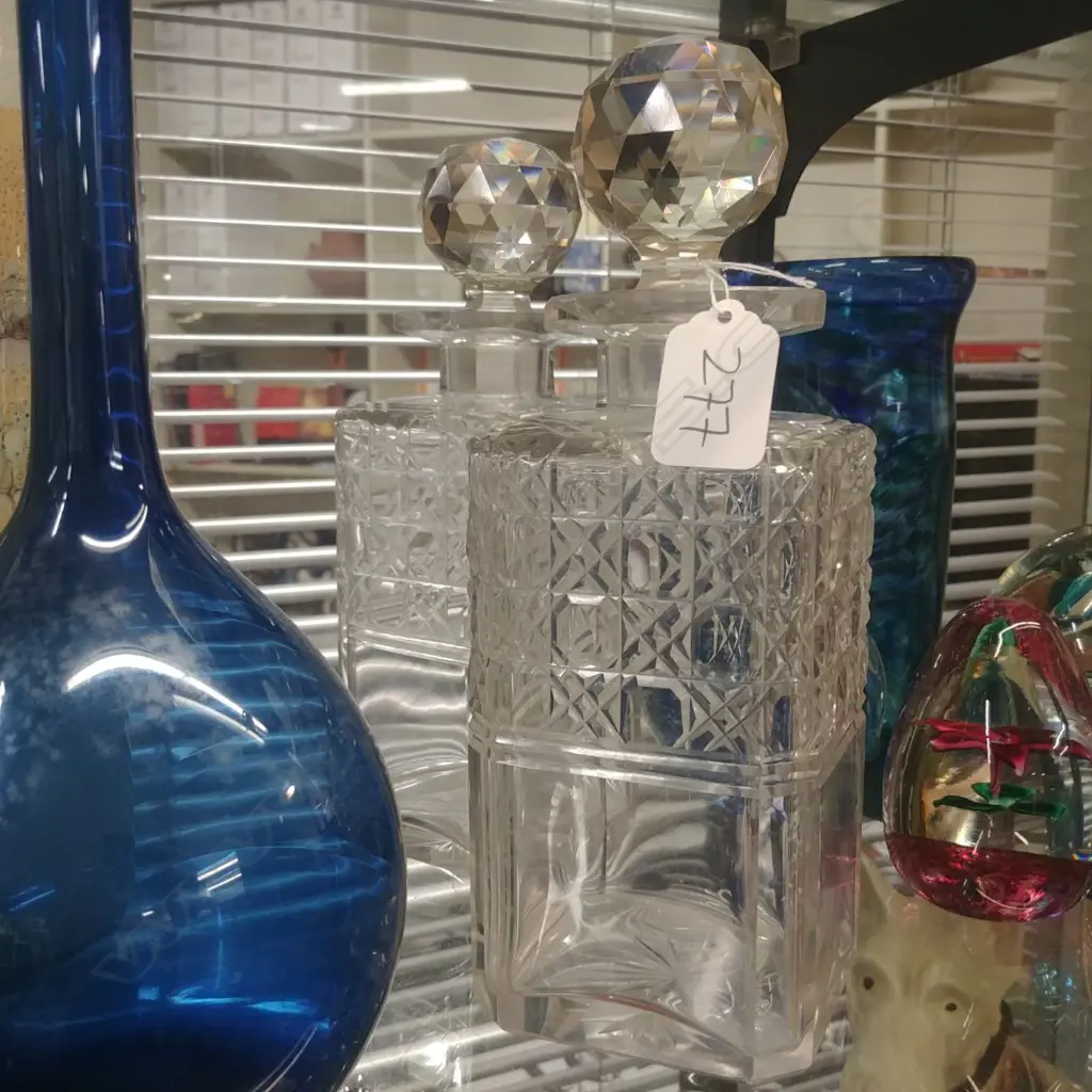PR CRYSTAL DECANTERS  Image 1++