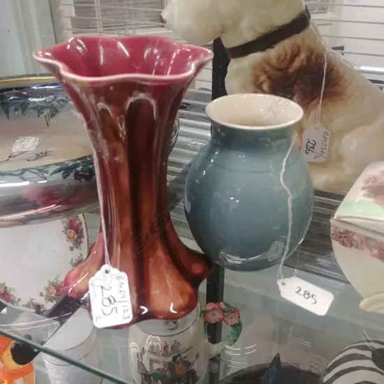 2 STUDIO VASES BOYD ETC