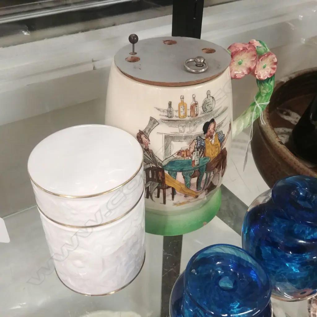 CARLTONWARE MUSIC JUG + R/D LIDDED POT Image 1++