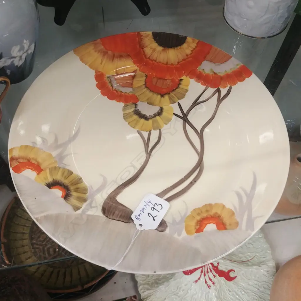 CLARICE CLIFF BIZZARE PLATE Image 1++