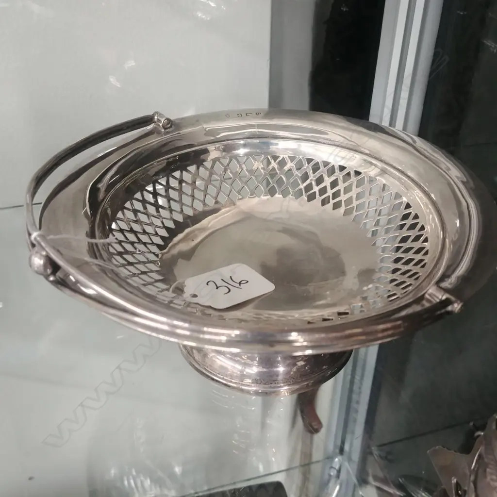 S/S SWING HANDLED BASKET - 191G Image 1++